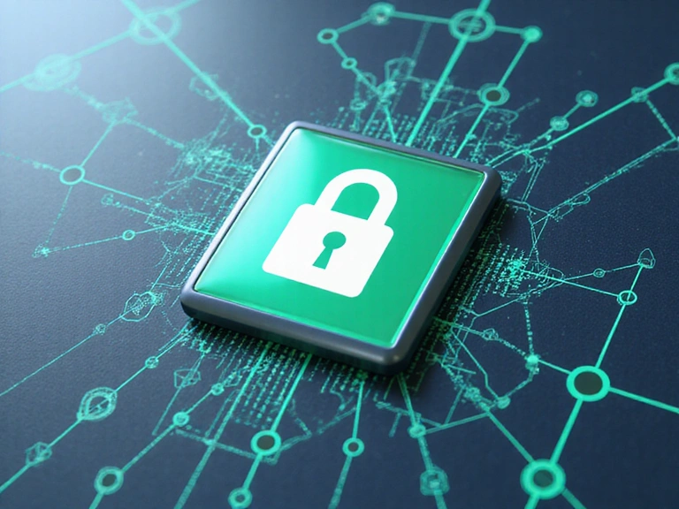 Ilustración de seguridad de datos con un candado y datos digitales